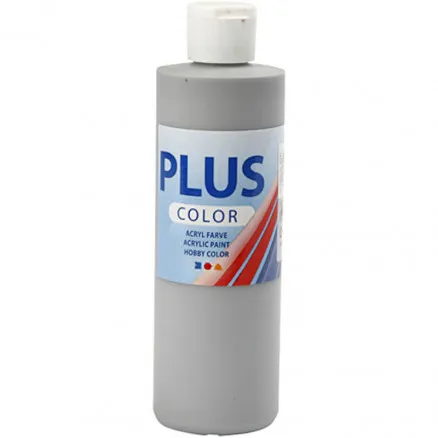 Plus Color hobbyverf, rain grey, 250 ml/ 1 fl.