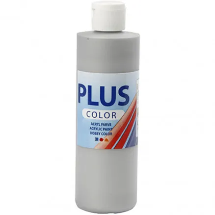 Plus Color hobbyverf, zilver, 250 ml/ 1 fl.
