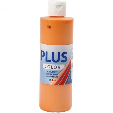 Plus Color hobbyverf, pumpkin, 250 ml/ 1 fl.