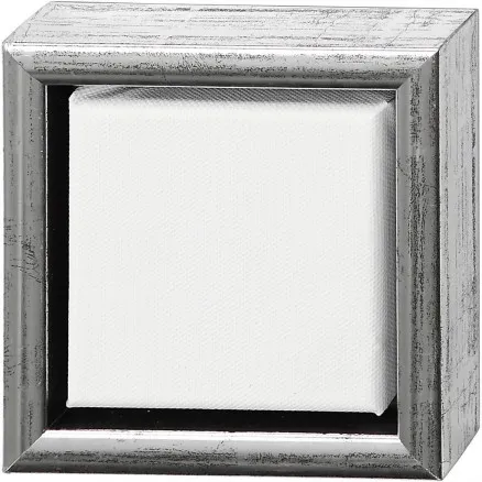 ArtistLine Canvas met lijst, wit, diepte 3 cm, afm. 14x14 cm, 360 g, 6