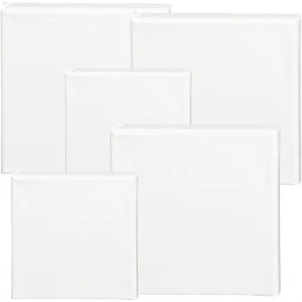 ArtistLine Canvas, wit, afm. 15x15+20x20 cm, D: 1,6 cm, 360 g, 40 st